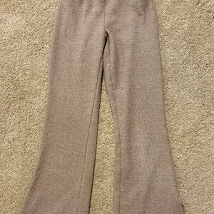 Stylish Tan Flare Pants